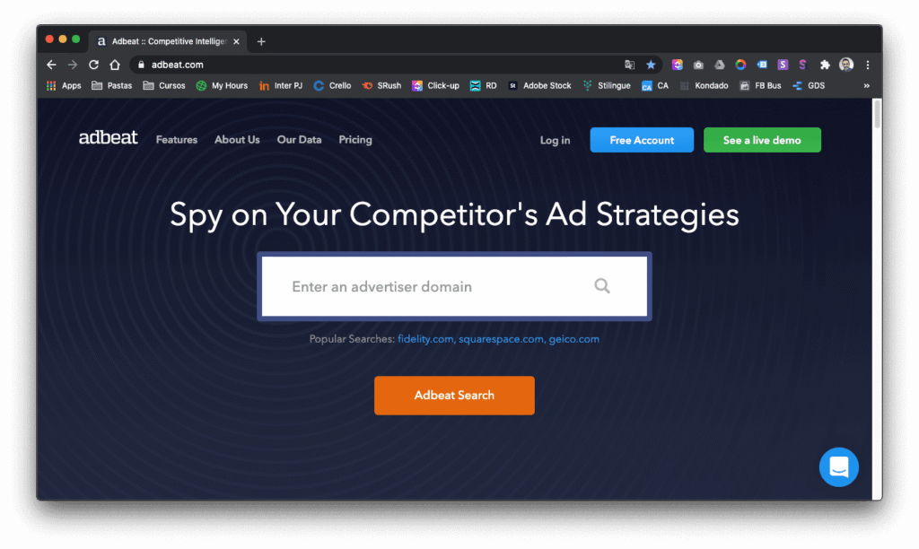 Como fazer análise da concorrência - Análise de anúncios de Rede Display com Adbeat